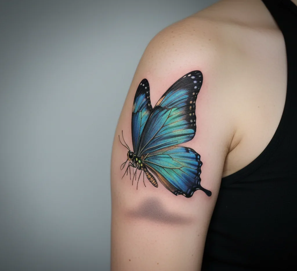 3D Butterfly Tattoo Designs and Ideas