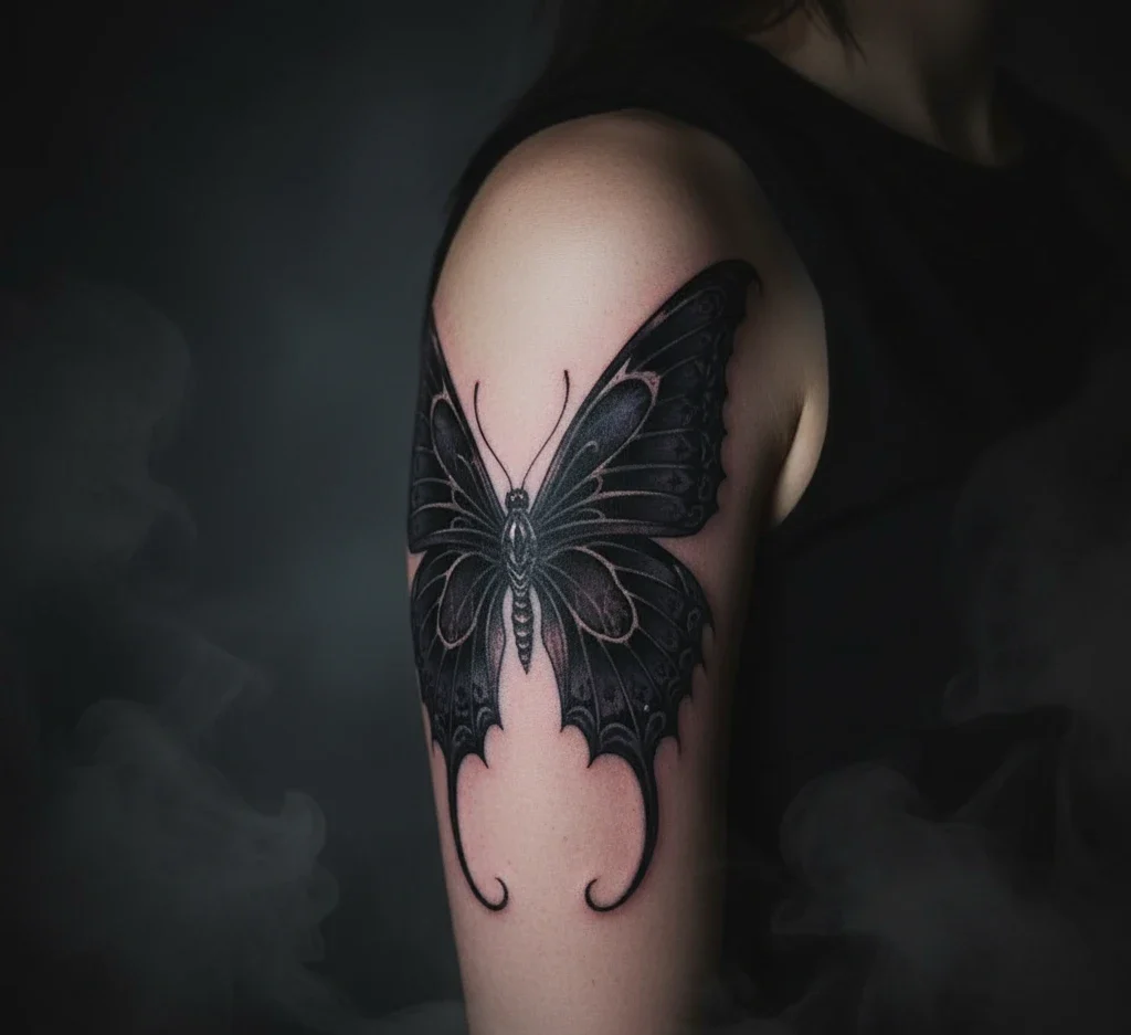  Gothic Butterfly Tattoo Inspiration