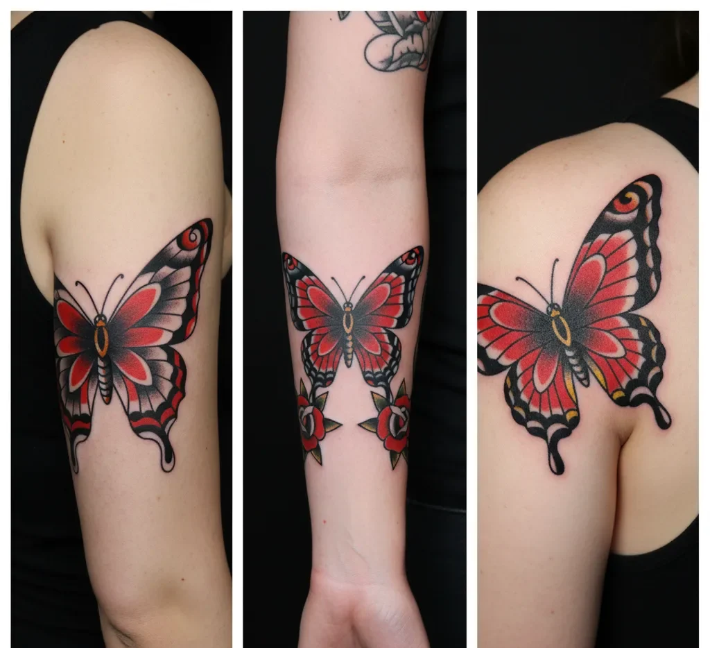 Traditional Butterfly Tattoo Styles