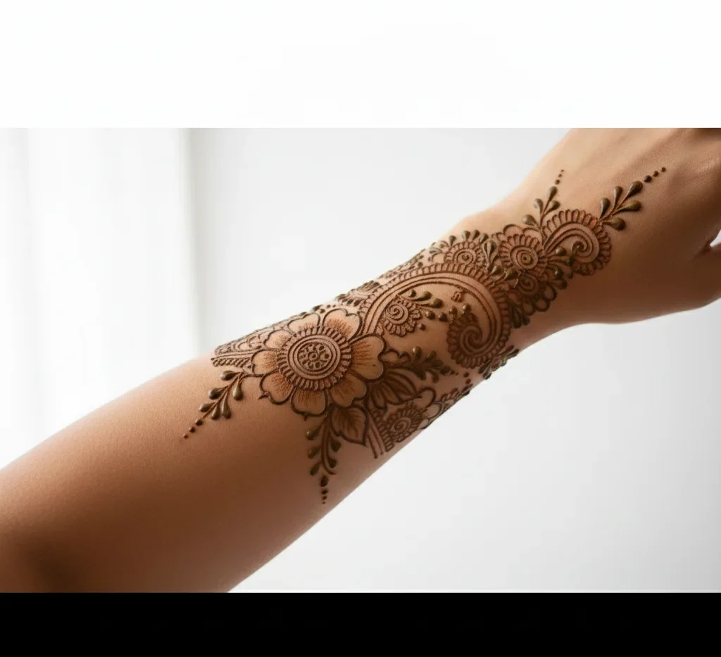Beautiful Floral Henna Tattoo Ideas