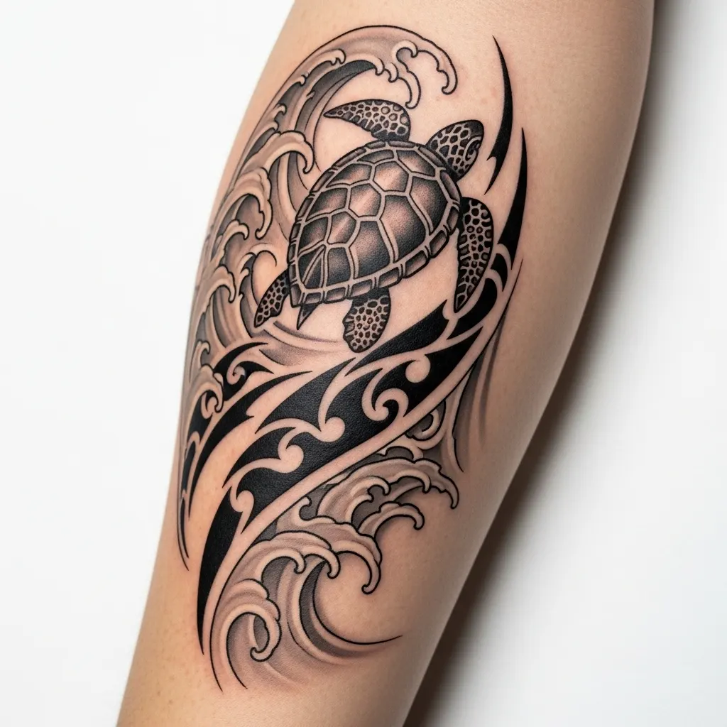 Hawaiian Tribal Tattoo