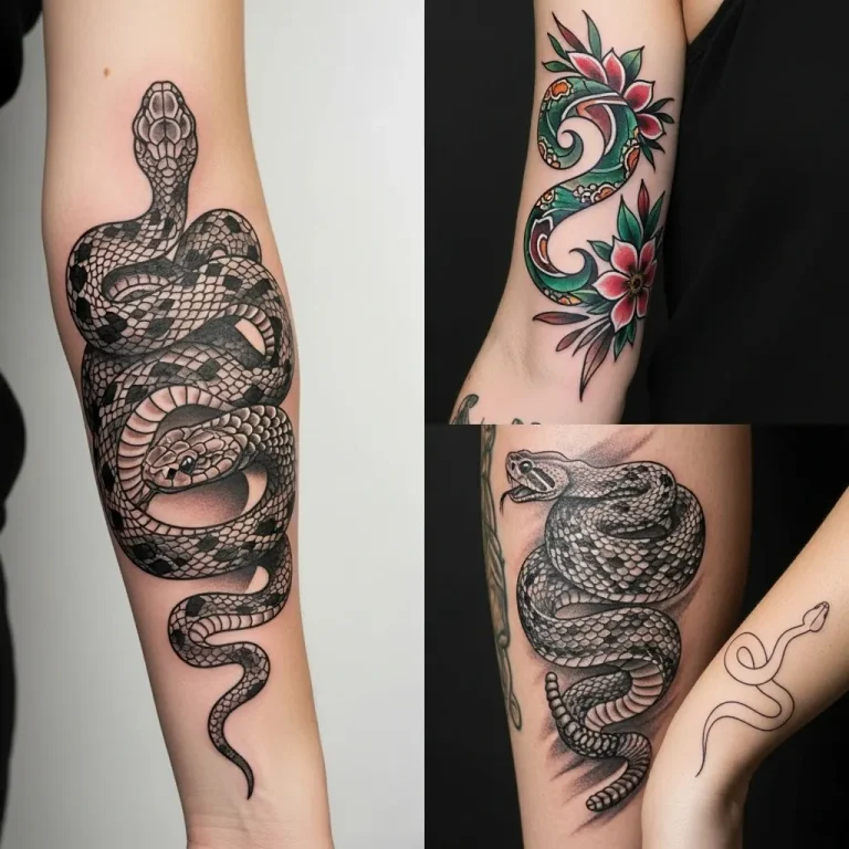 Snake Tattoo Ideas, Meanings, Styles & Placement Guide