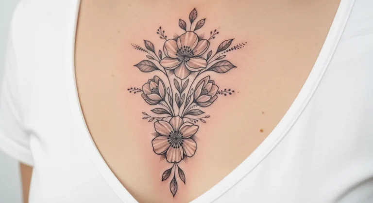 Sternum Tattoo